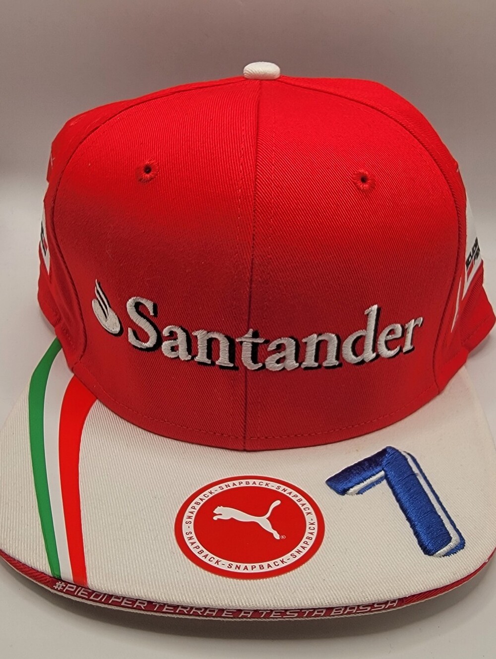Puma Red & White Santander Snapback Hat (Replica)